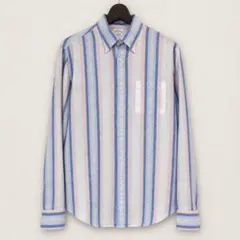 Brooks Brothers リネン ストライプシャツ Mのサムネイル