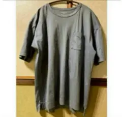 GLOBAL WORK XL グレー ポケット付きTシャツ