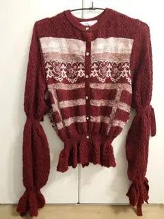 rurumu: カーディガン rurumu:（ルルムウ）の「rurumu:/ルルムウ/revival fringe knit