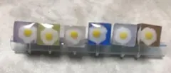 イヤリング　目玉焼き　6個セット　ノンホール