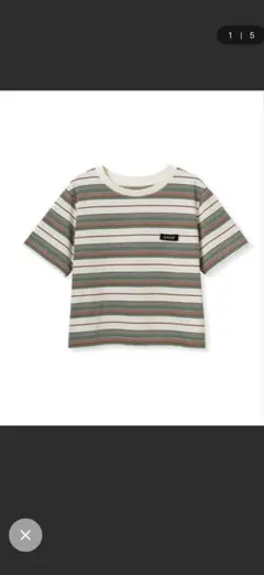 emmi マルチボーダーＴシャツのサムネイル