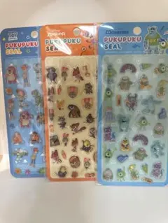 ディズニぷくぷくシール　ズートピア　トイストーリー モンスターズインク