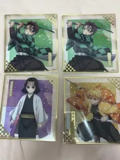 鬼滅の刃　炭治郎　善逸　輝利哉　クリア色紙　アニプレックスオンラインくじ