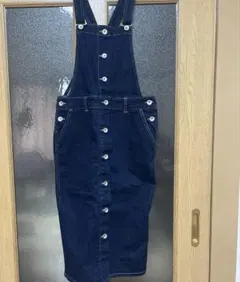 デニム　ジャンパースカート