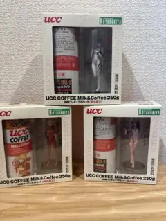 UCC コーヒー ミルク&コーヒー エヴァフィギュアセット