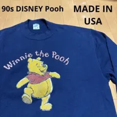 90s USA製 DISNEY Pooh プーさん スウェットトレーナー