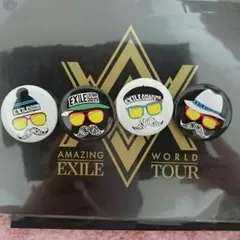 EXILE AW 缶バッジ 4個