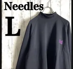 【即完売モデル】ニードルスneedles☆モックネックロンt パピヨン刺繍ロゴのサムネイル