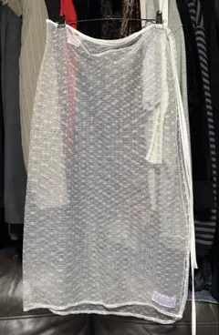 Y2K SYNAPSE FACTORYレースリボン巻きスカート