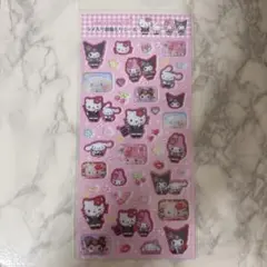 サンリオ ラメ入り樹脂もりシール 正規品