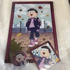 おそ松さん Webくじ24弾 松野トド松 缶バッジ コースター アートボード