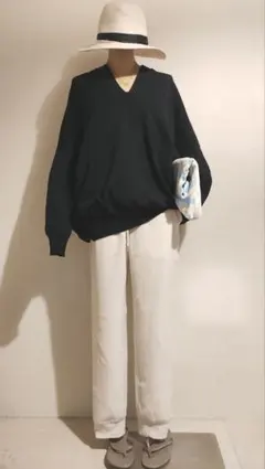 TN様 C7224 オーバーニット×ジョガーパンツコーデ