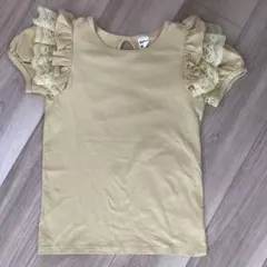 BeBe キッズ Tシャツ ベージュ レース袖のサムネイル