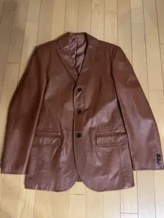 羊革テーラードジャケット　L コムサイズム