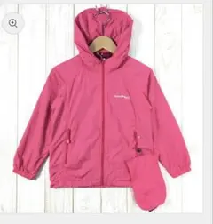 モンベル ライトシェルパーカー 120 ピンク