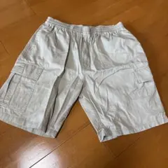 カーゴショートパンツ ベージュ 4ポケット