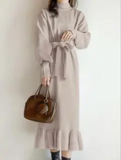 ニットワンピース