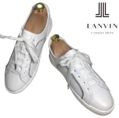 LANVIN COLLECTION ホワイトスニーカー　23cm