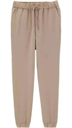 GU ドライストレッチジョガーパンツ M ベージュ