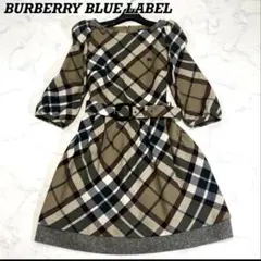 ✨美品✨BURBERRY BLUE LABEL チェック柄ワンピース