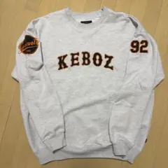 GIANTS × KEBOZ スウェット　トレーナー グレー　Lサイズ　ロゴ入り