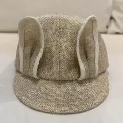 ウサギの耳付き　キャップ　ベビー　petit main 46センチ