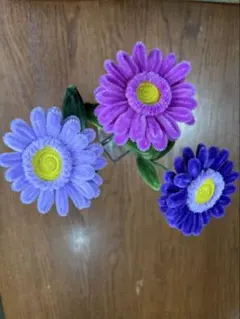 モールフラワー　3本　枯れない花