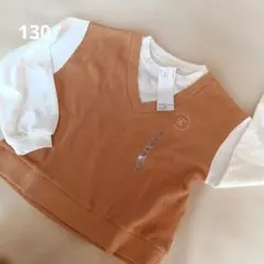 【未使用】女の子　春　カットソー　長袖Tシャツ