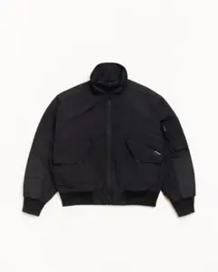 Stussy Mock Neck Flight Bomber ブラックXXL新品のサムネイル