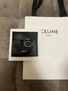 CELINE フープピアス　シルバー　片耳のサムネイル
