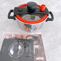 ほぼ新品　マイヤー　圧力鍋 クイッカークッキング　24cm 4L ブラック ほぼ新品 マイヤー 圧力鍋 クイッカークッキング 24cm 4L ブラック