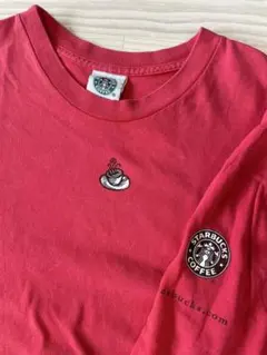Starbucks スターバックス コーヒーカップ センターロゴ七分袖Tシャツのサムネイル