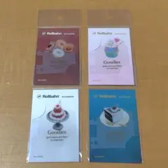 アメリカンスイーツ 4枚 ブックマーク ロルバーン ダイカット