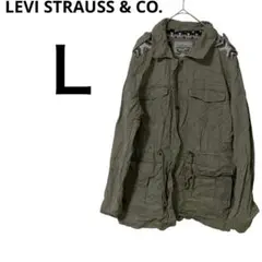 LEVI STRAUSS & CO. 【L】ミリタリージャケット グリーン