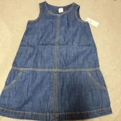 未使用　105cm デニムワンピース