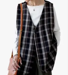 antiqua アンティカ ウール混 ベスト