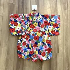 甚平 ロンパース 花柄 ベビー オーシャンアンドグラウンド 80cm
