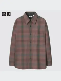 UNIQLO U ヘビーフランネルオーバーサイズシャツ（長袖）