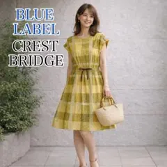 【極美品】BLUE LABEL CREST BRIDGE ワンピース チェック