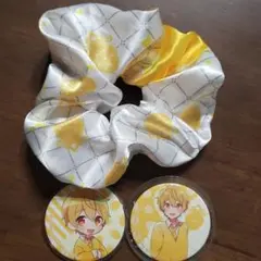 るぅと　シュシュ　缶バッジ