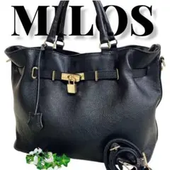 専用です☆Milos ☆牛革シュリンクの大きなバッグ(グレージュ) - メルカリ