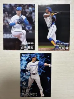 プロ野球チップス 2025 第1弾 北海道日本ハムファイターズ 3枚セット