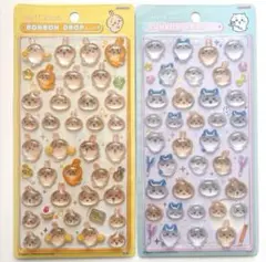 正規品 2個セット ちいかわボンボンドロップシール ちいかわ×ハチワレ×うさぎ