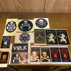 VOLK TACTICAL GEAR ノベルティステッカー15枚セットのサムネイル