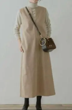 F by ROSSO ウールライクジャンパースカート　36 　アーバンリサーチ