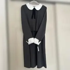 lavannor グレー 襟付き 長袖ワンピース　165㎝ 新品未使用訳あり