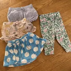 ベビーショートパンツ 4点セット