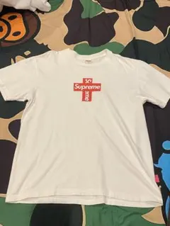 Supreme Cross Box Logo Tシャツ ホワイト本日出荷 - メルカリ