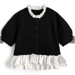 フリルドッキングニットカーディガン[an1944]