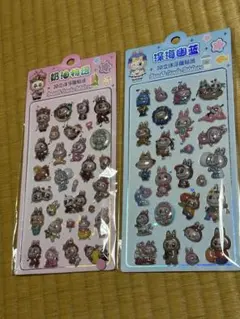 ラブブ 3D立体シール 2つセット